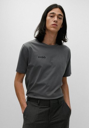 DAMPIN - T-shirt con stampa - open grey