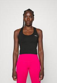 Nebbia SPORTY SLIM FIT CROP TANK - Top - black