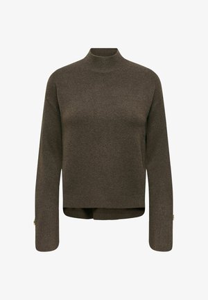JDY, KNITTED PULLOVER JDYSABRINA KNITTED PULLOVER - Pullover - black olive