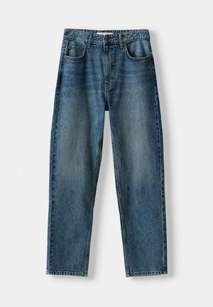 Bershka Jeans Tapered Fit - dark blue
