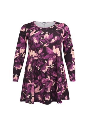 YOEK, YOEK DAMEN TUNIKA MIT LANGARM - Tuniek - purple