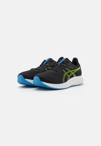 ASICS PATRIOT 13 - Tenisice za cestovno trčanje - black/electric lime