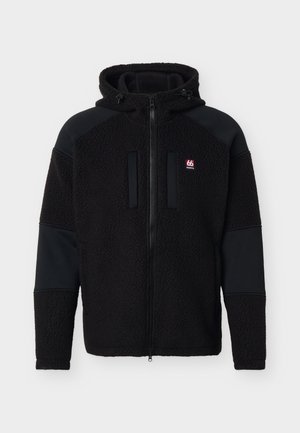 66 North, TINDUR ZIPPED HOODIE - Veste polaire - black
