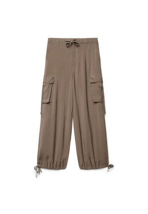 Terranova, PANTALONE LUNGO TINTA UNITA - Pantaloni cargo - taupe