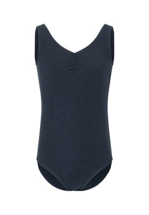 Tanzmuster MONA MIT GERAFFTEM AUSSCHNITT - Leotard - marineblau