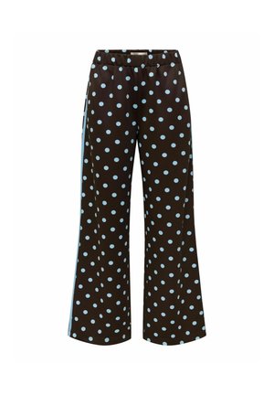 ONLY, WIDE-LEG TROUSERS ONLDOTIER WIDE LEG FIT WIDE-LEG TROUSERS - Pantalon classique - coffee bean