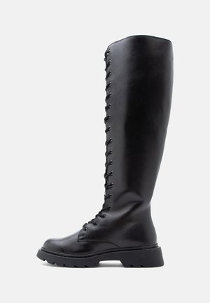 Bottes à lacets - black