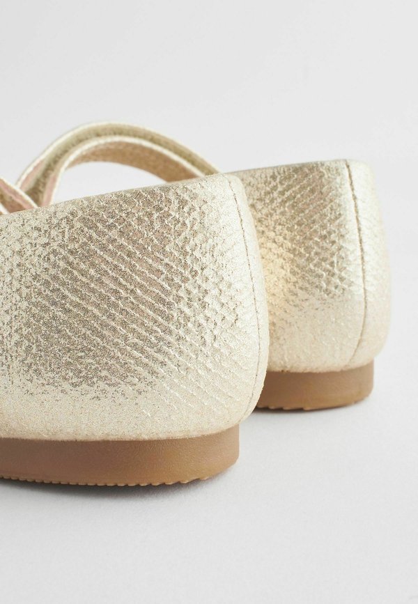 MARY JANE  – Riemchenballerina – gold shimmer