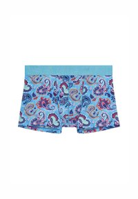 Unselected, turquoise print