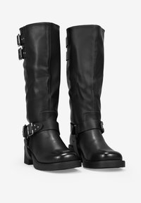 Bosanova CON HEBILLAS METÁLICAS - Botas camperas - black