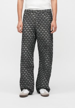 MONOGRAM PANT - Straight leg jeans - black