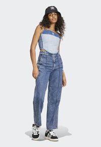 adidas Originals KSENIA - Top - medium blue denim light denim