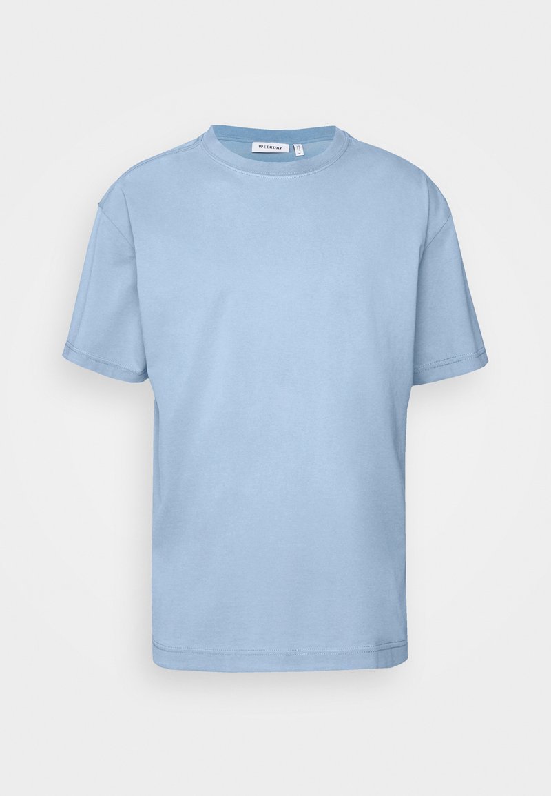 Damen T-Shirts | Weekday OVERSIZED SUNBLEACHED UNISEX T-Shirt print blue washed/blau - UH19901 Damen T-Shirts | Weekday OVERSIZED SUNBLEACHED UNISEX T-Shirt print blue washed/blau - UH19901