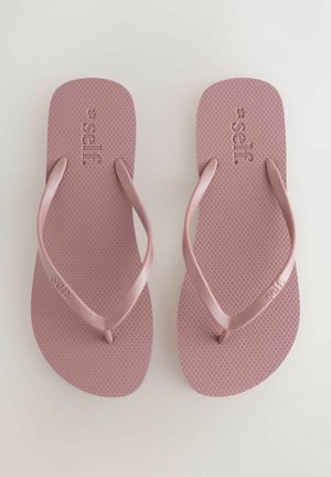 Roosad kummist plätud tekstuuriga tallapadjaga, õhukeste rihmadega ja küljele pressitud kaubamärgi nimega "self.". Tasapindne disain, sobib igapäevaseks kandmiseks.