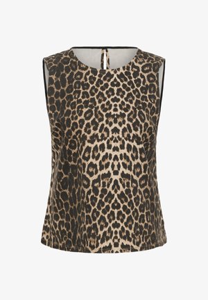 Kaffe Curve, KCJESSA - Blouse - black brown leopard