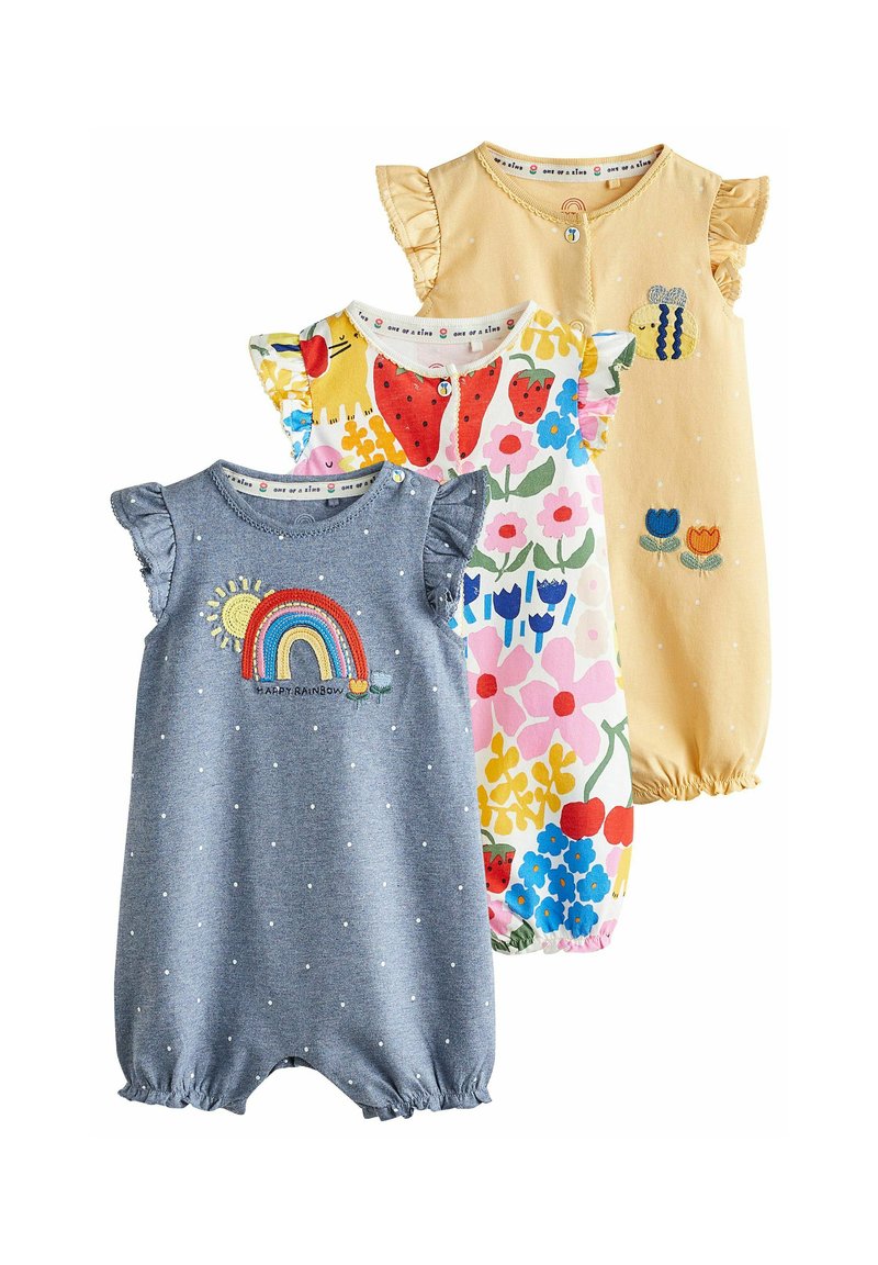 Next - 3 PACK REGULAR FIT - Tuta jumpsuit - blue  yellow character, Ingrandire