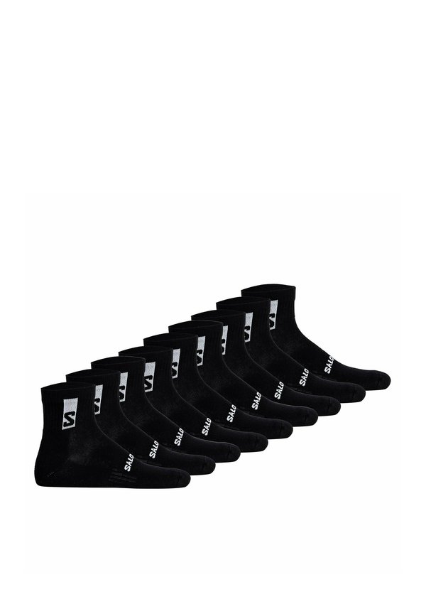 9 ER PACK - Sportsocken - schwarz