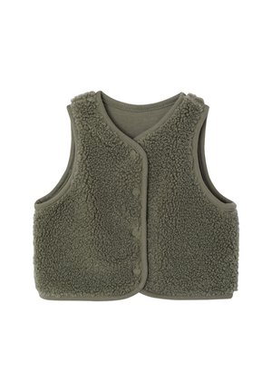 Vertbaudet, SHERPA BABY GILET - Waistcoat - green