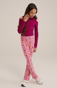 WE Fashion Majica z dolgimi rokavi - pink