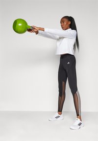 adidas Performance ZIP - Pitkähihainen paita - white