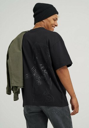 SHORT SLEEVE MIGHTY JAXX TEE - MULTIPLE FITS - Print T-shirt - black