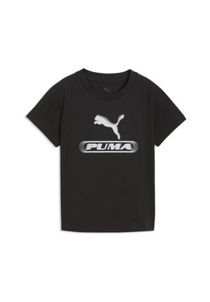 Puma, PUMA SPORT SLIM GRAPHIC TEE - Μπλουζάκι με στάμπα - puma black