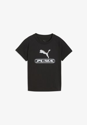 Puma, PUMA SPORT SLIM GRAPHIC TEE - Μπλουζάκι με στάμπα - puma black