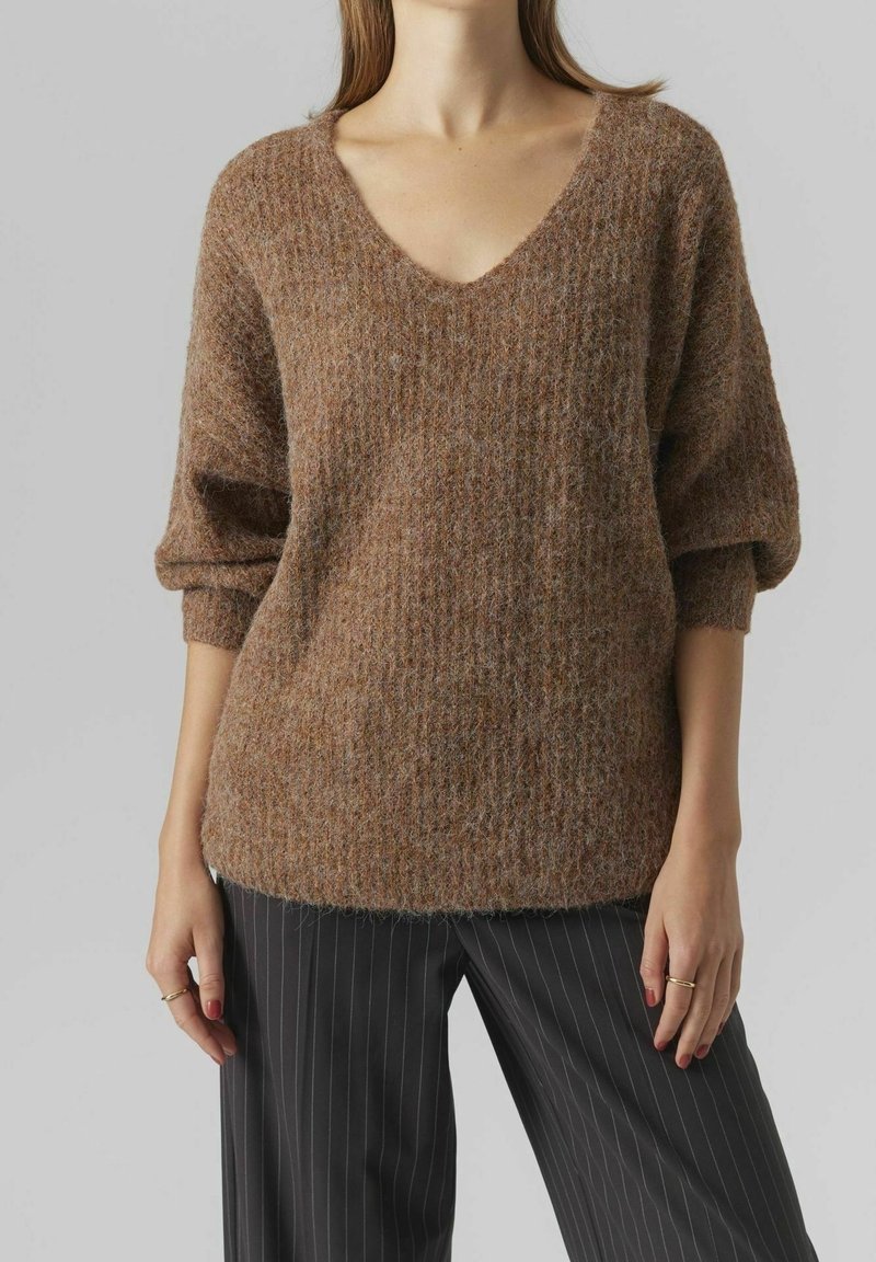 Vero Moda Strickpullover - brown