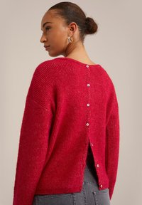 WE Fashion Strickjacke - red
