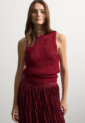 TANK - Maglione - claret red