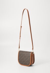 Tommy Hilfiger MONOPLAY SADDLE BAG - Cross body bag - black
