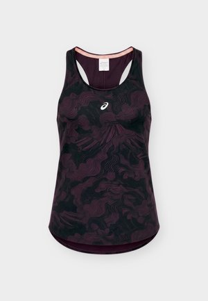 ASICS, FUJITRAIL TANK - Μπλούζα - dark aubergine