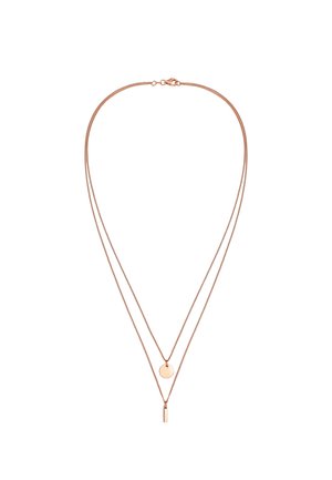 Elli LAYERING PLATE NECKLACE - Halskette - rose gold-coloured