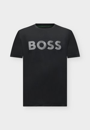 BOSS, ACTIVE LOGO - Спортна тениска - black
