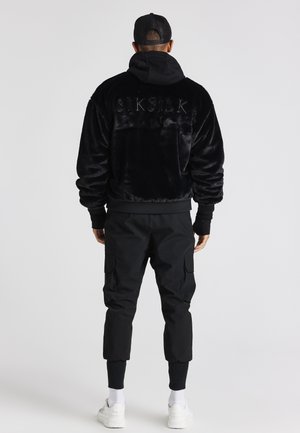 SIKSILK FAUX FUR BOMBER JACKET - Bomberjacka - black