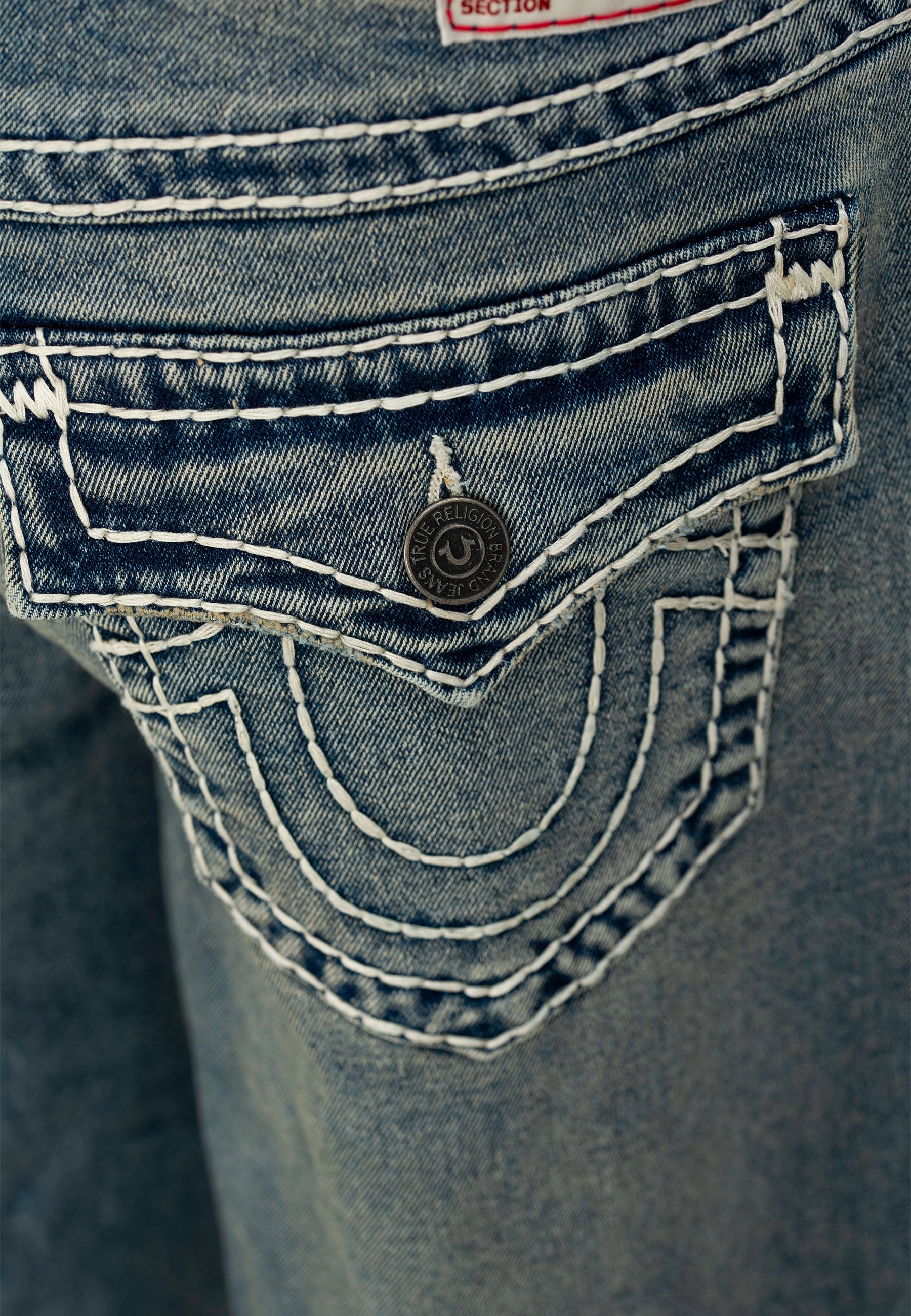 True Religion JESSIE SUPER T - Baggy Jeans - ice veil/blue denim