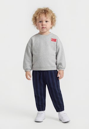 Friboo TODDLER LONG SET - Sweatshirt - grey/blue