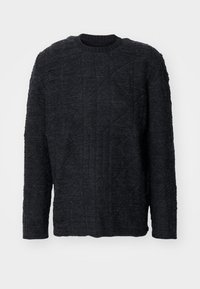 CREWNECK - Trui - dark grey melange