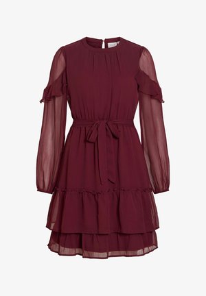 VILA, SHORT DRESS VIELLY LONG SLEEVED - Robe de jour - port royale