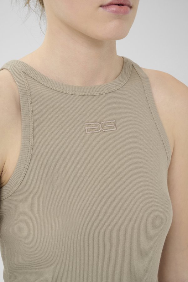 DREW LOGO TANK - Top - silver sage2