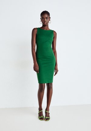 TILLY BACK MIDI DRESS - Laisvo kirpimo suknelė - bottle green