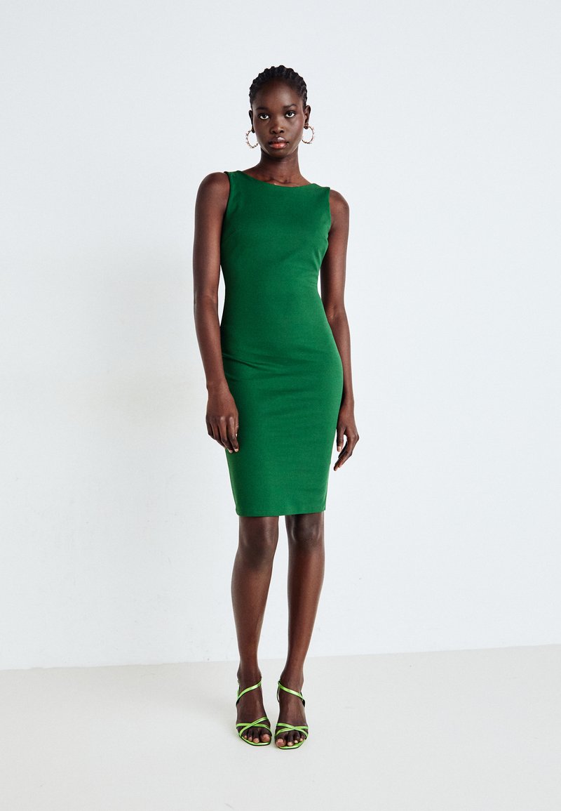 WAL G. TILLY BACK MIDI DRESS - Shift-haljina - bottle green