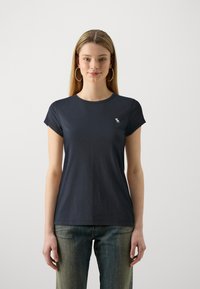 Abercrombie & Fitch ICON CREW 5 PACK - T-shirt basique - white/navy/black/green/pink