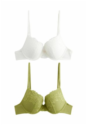 2 PACK - Reggiseno push-up - green ecru