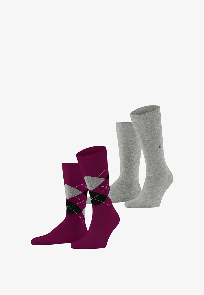 Burlington EVERYD MIX PACK 2 - Socken - burgund