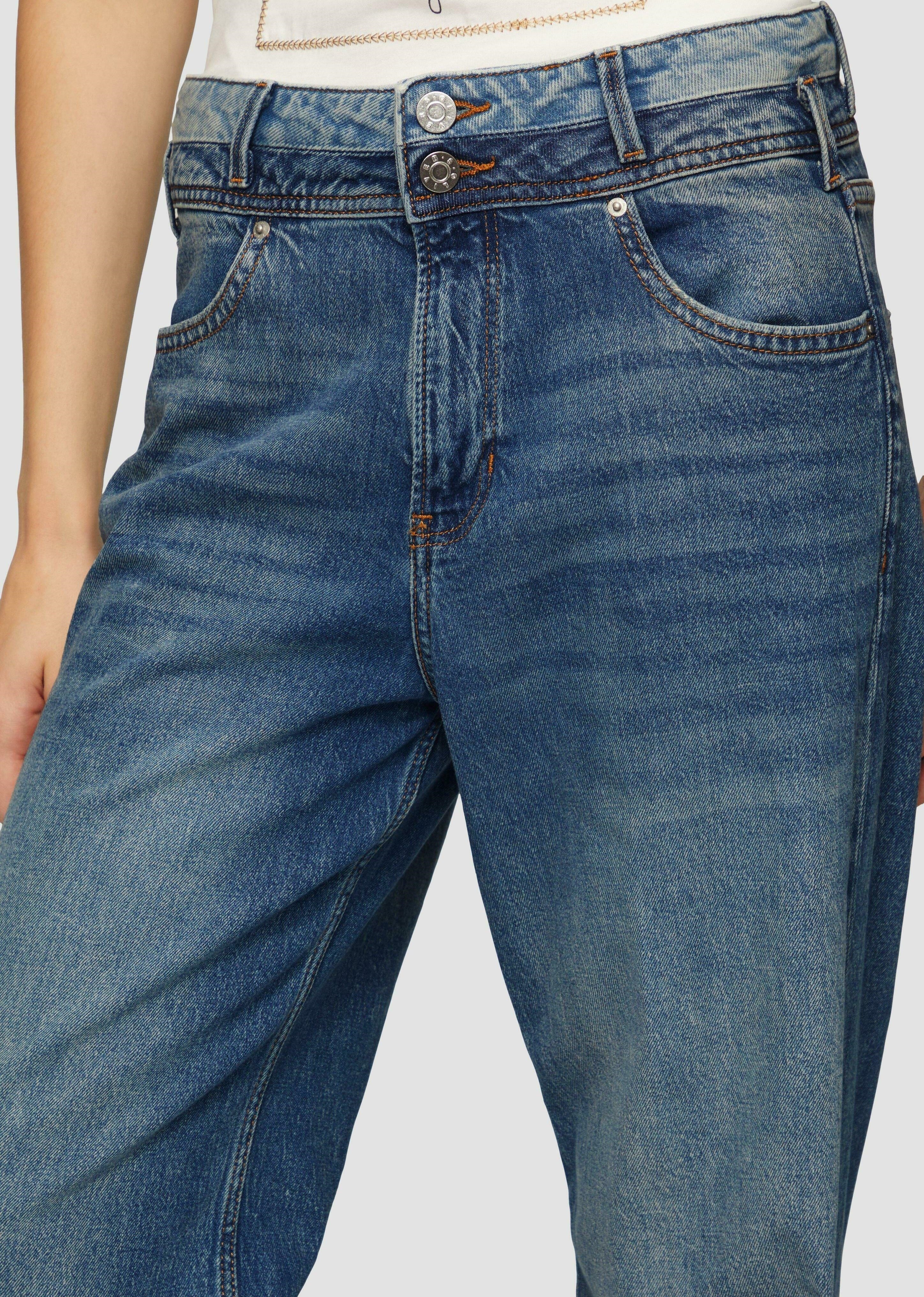 Jeans Suri Regular Fit High Rise Wide Leg – Leichte Denim-Jeans Mit Hohem Bund, Weitem Bein Und Wascheffekt
