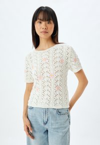 Strickpullover - white