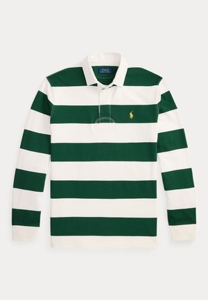 Polo Ralph Lauren, THE ICONIC RUGBY SHIRT - Polo - white/green