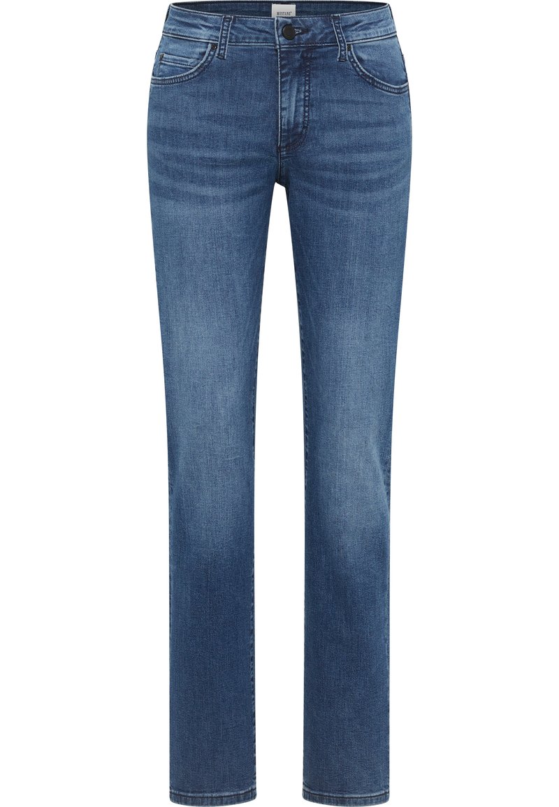 mustang Slim fit jeans donkerblauw