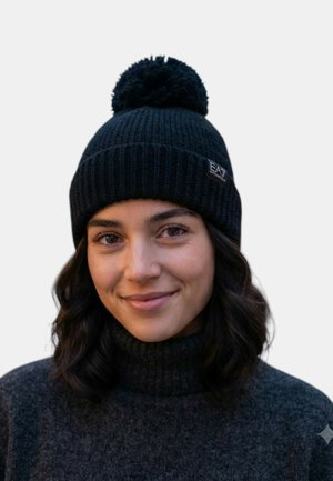 EA7 Emporio Armani, KNITTED BEANIE COL UC001 - Berretto - screziato-mottled black
